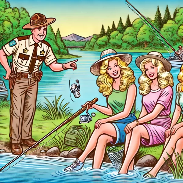Three blondes were sitting by the side of a river - Daily Funny Vibes